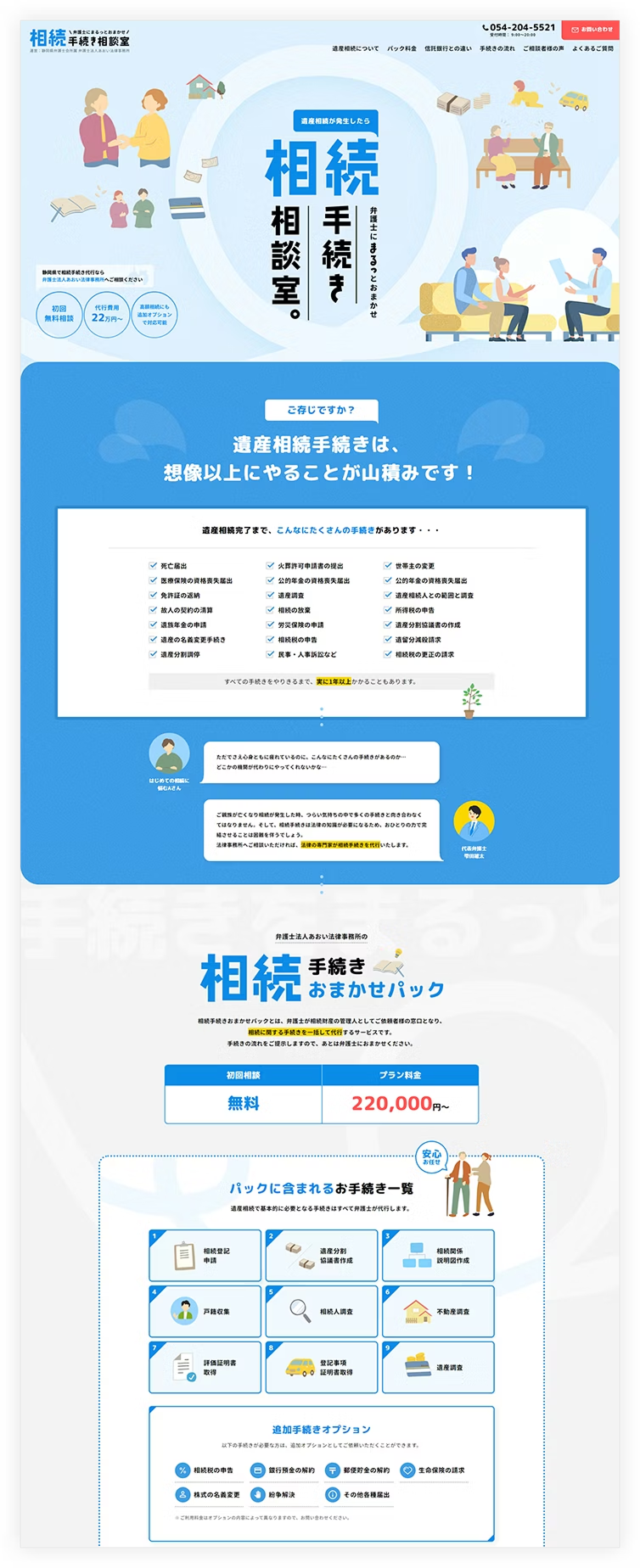 弁護士法人あおい法律事務所　相続手続きサイト